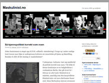 Tablet Screenshot of maskulinist.no